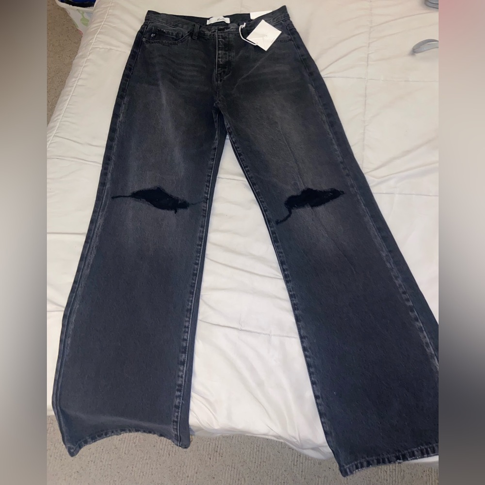 KanCan Black Denim Jeans (29 but fits smaller in the thighs)